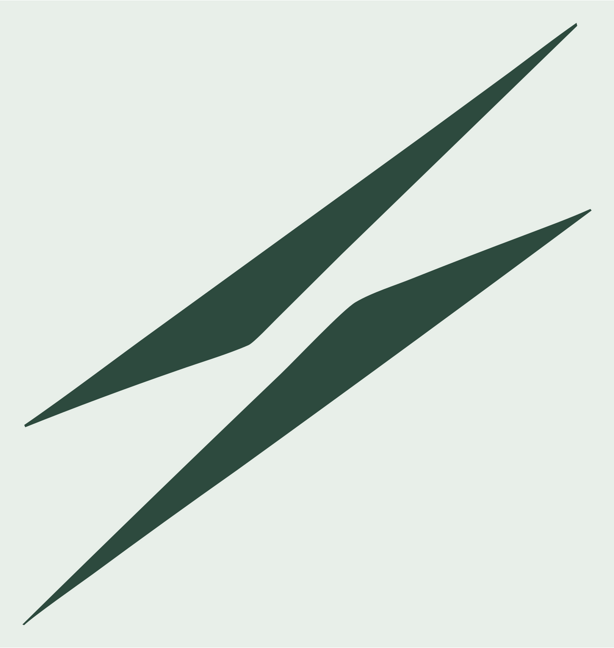 Dual Slash Claw Strike Mark #e8efe9/#2d4a3e