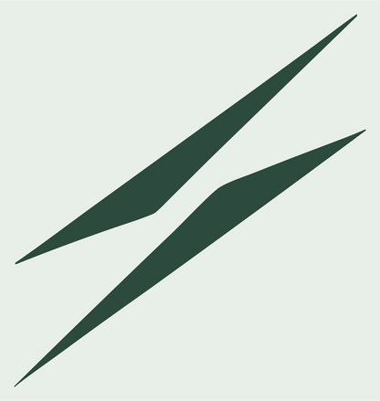 Dual Slash Claw Strike Mark #e8efe9/#2d4a3e