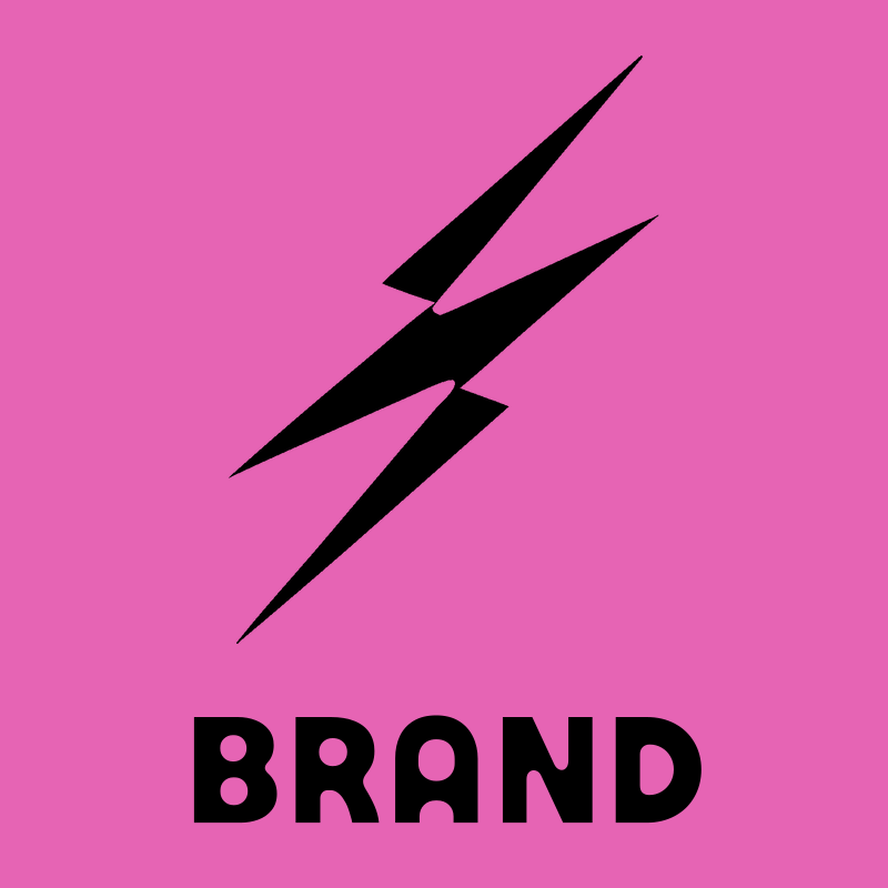 Industrial Split Double Lightning Bolt Badge preview