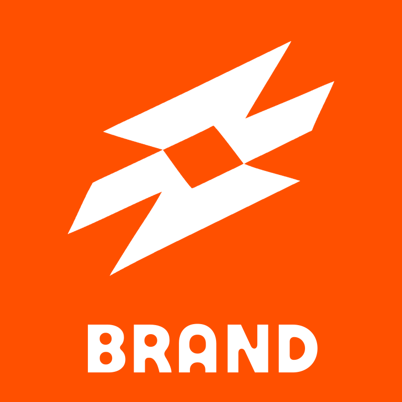 Industrial Angular Negative Space Donut Mark preview