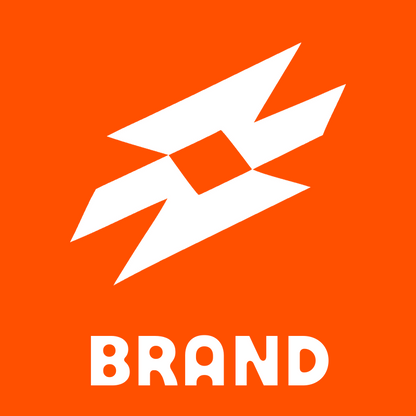 Industrial Angular Negative Space Donut Mark preview