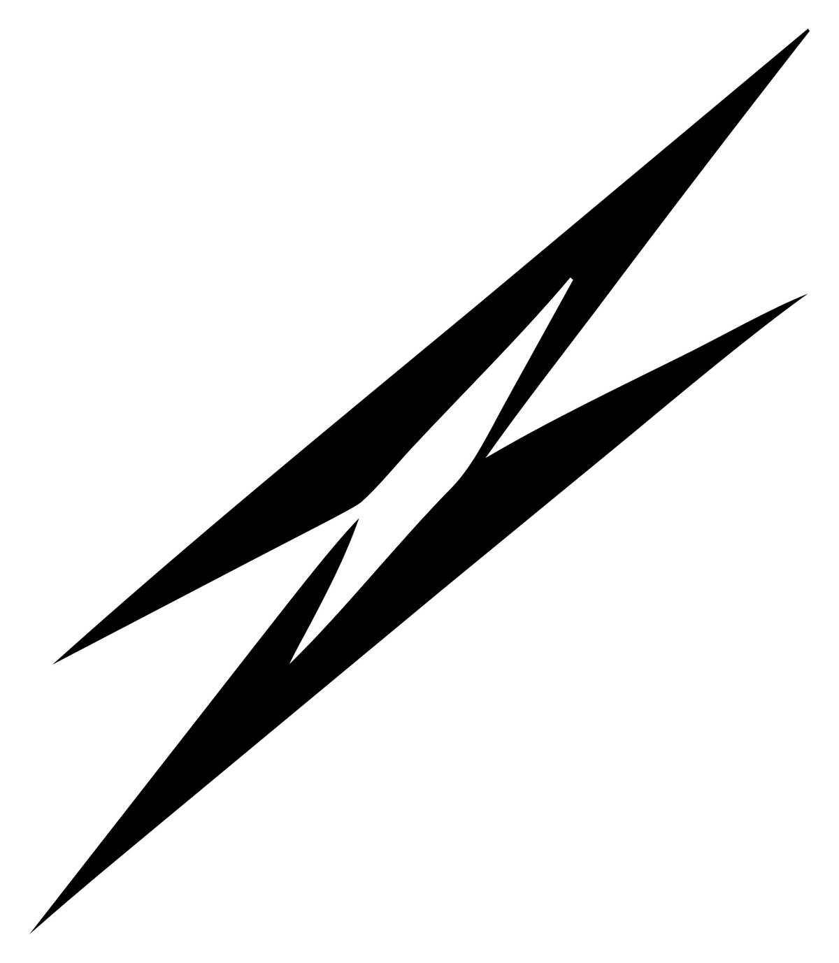 Slashed Diagonal Claw Strike Icon #ffffff/#000000