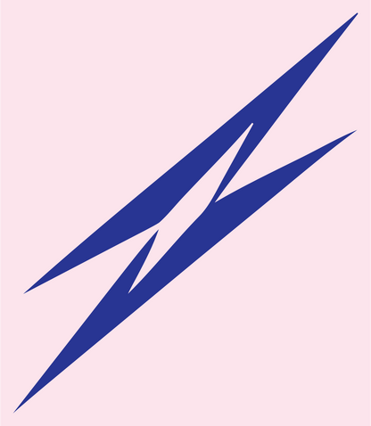 Slashed Diagonal Claw Strike Icon #fce4ec/#283593