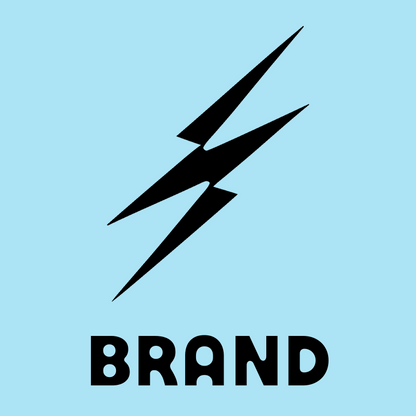 Forked Twin Lightning Strike Bolt Icon preview