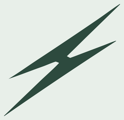 Jagged Diagonal Split Bolt Crest #e8efe9/#2d4a3e