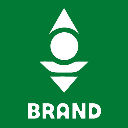 Bold Stacked Triangle Circle Cone Emblem preview