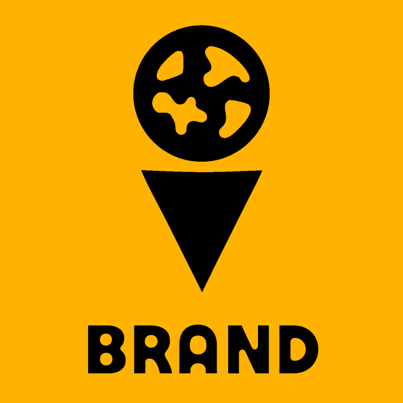 Bold Globe Scoop Map Pin Ice Cream Icon preview