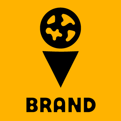 Bold Globe Scoop Map Pin Ice Cream Icon preview