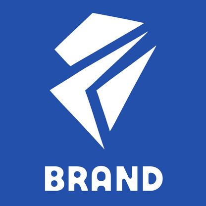 Bold Fractured Diagonal Shard Cone Badge preview
