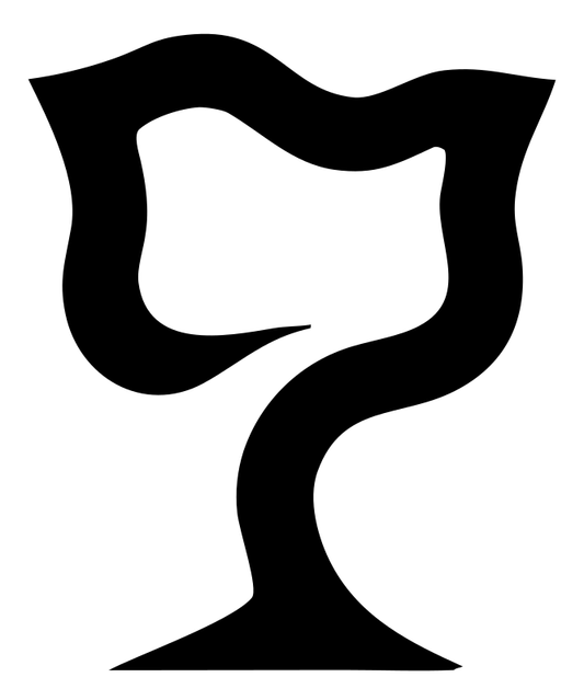 Fluid Twist Stem Wide Bowl Goblet Icon