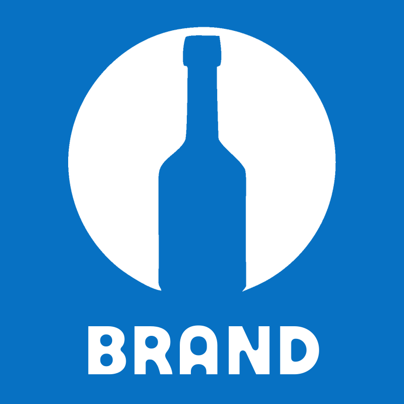 Negative Space Round Wine Bottle Mark preview