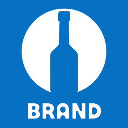 Negative Space Round Wine Bottle Mark preview