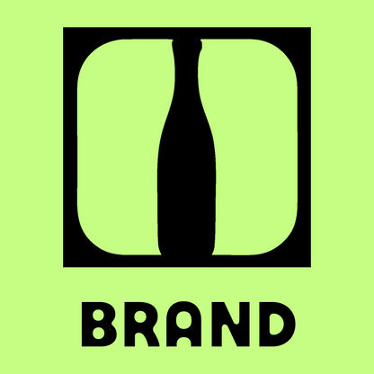 Negative Space Silhouette Split Bottle Icon preview