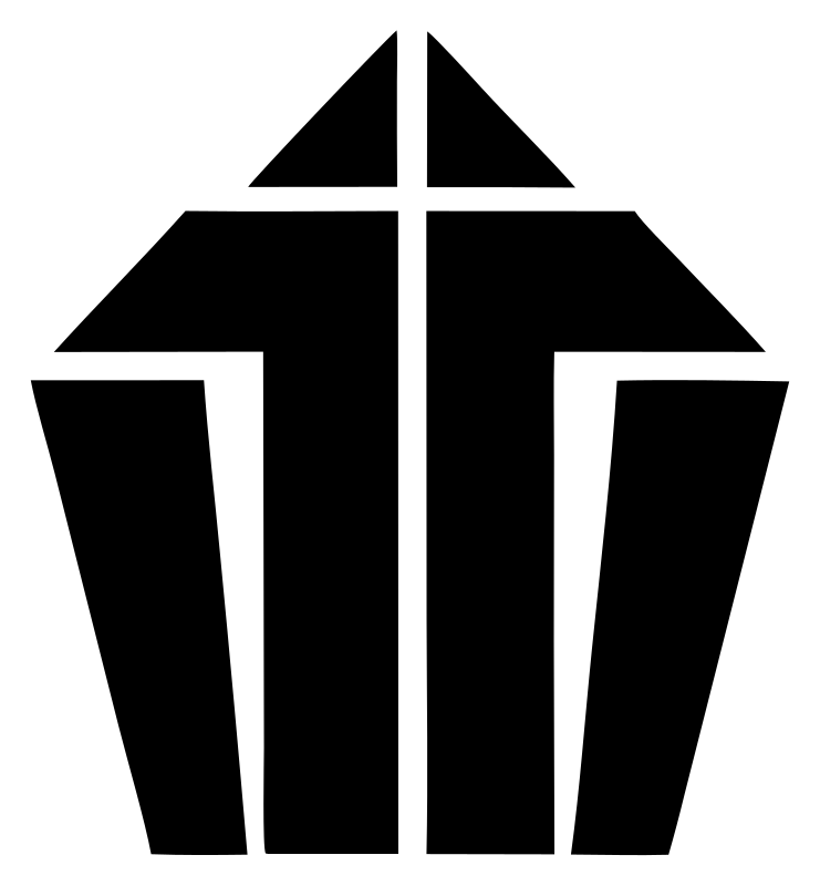 Brutalist Block Structure Cupcake Mark