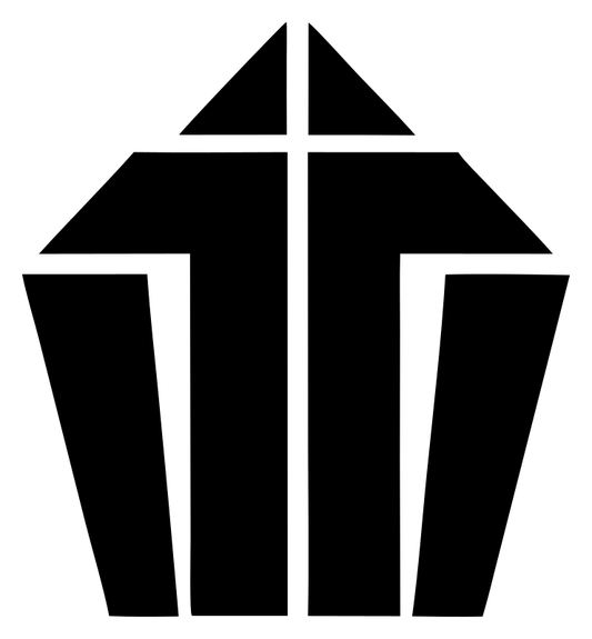Brutalist Block Structure Cupcake Mark