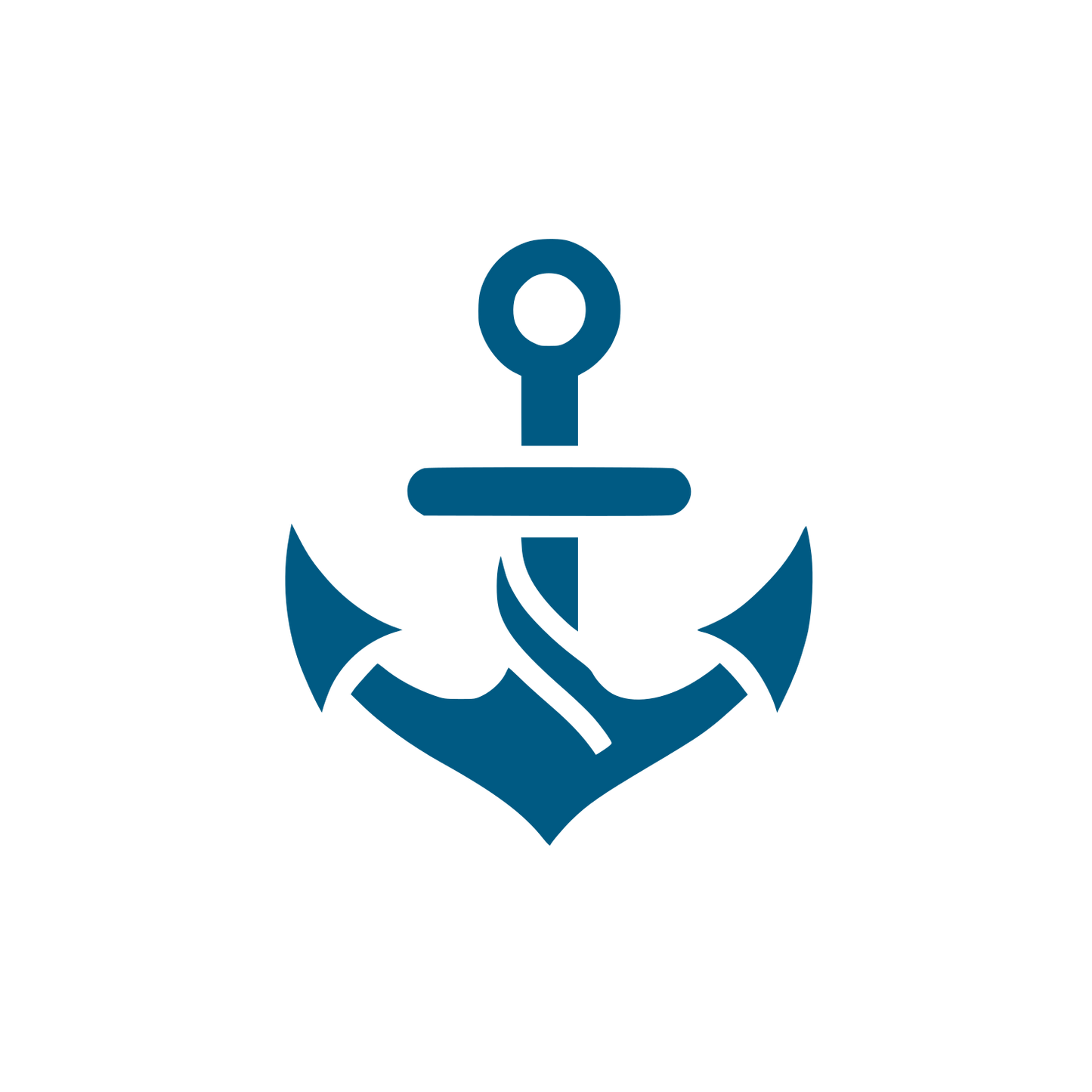 Anchor Logo Design #005A83