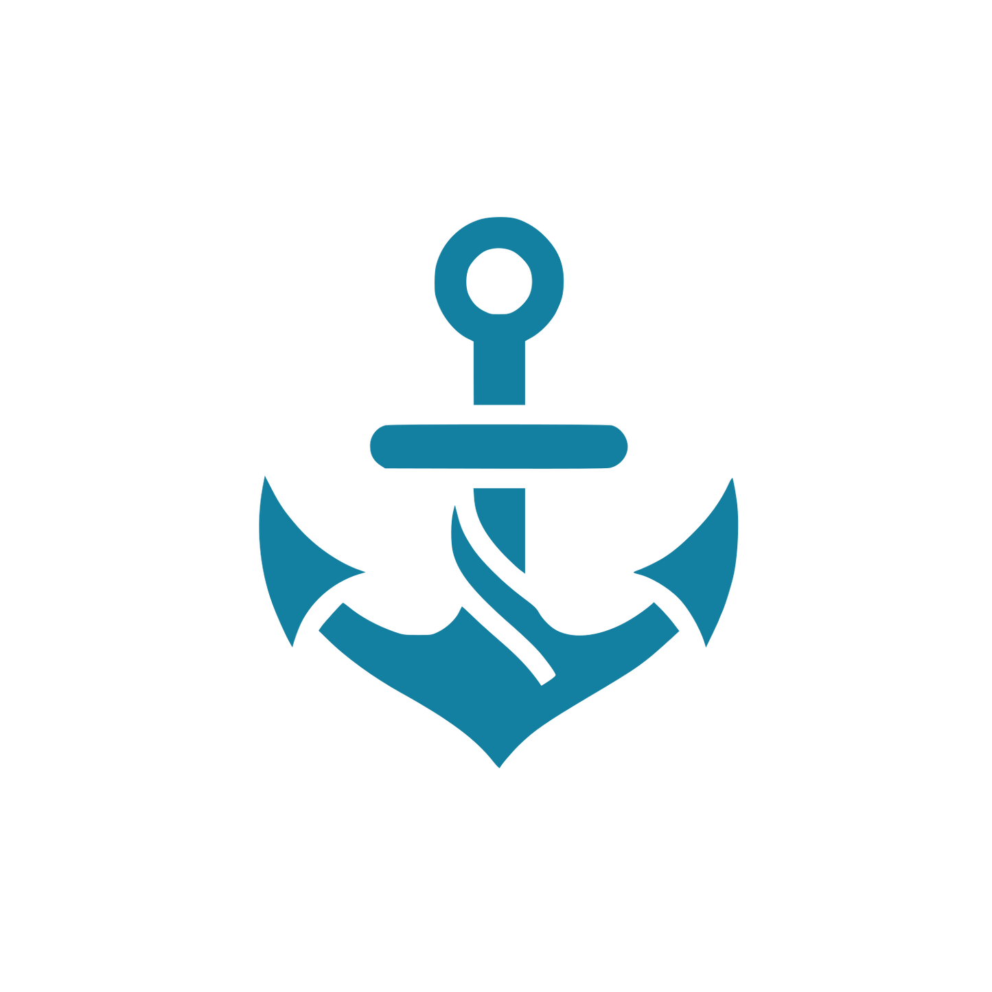 Anchor Logo Design #1380A1