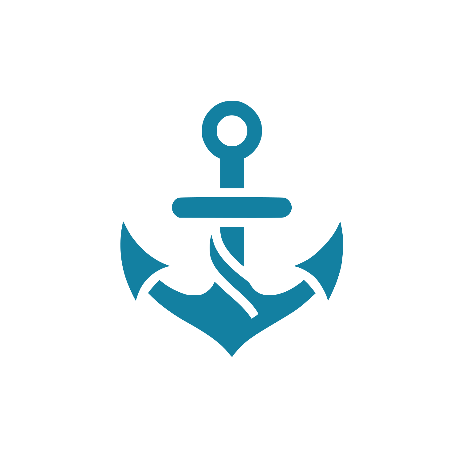 Anchor Logo Design #1380A1