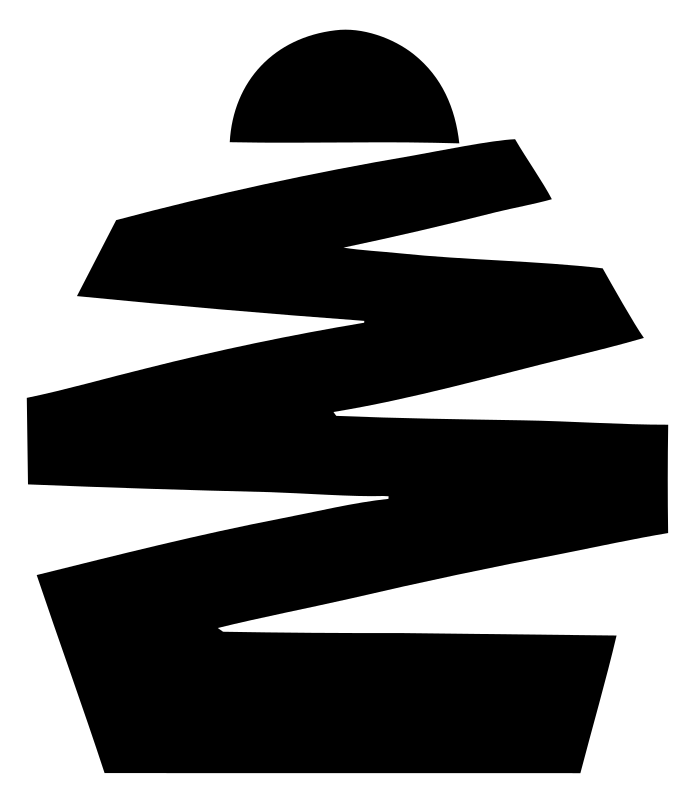 Brutalist Sharp Slash Cupcake Icon