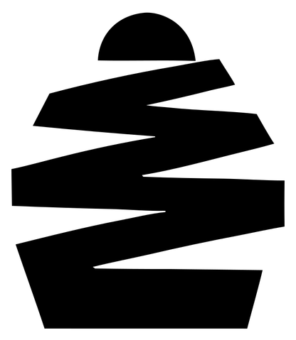 Brutalist Sharp Slash Cupcake Icon