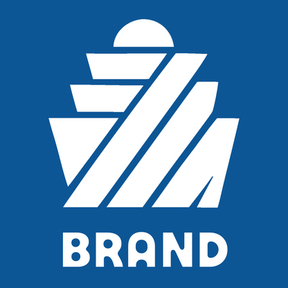 Brutalist Diagonal Stripe Tiered Cupcake Crest preview