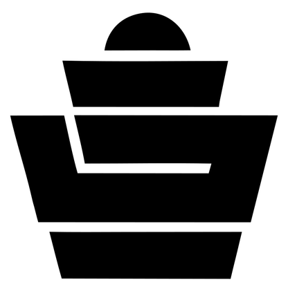 Brutalist Tiered Wrapper Cupcake Crest