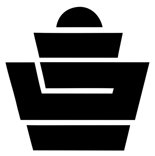 Brutalist Tiered Wrapper Cupcake Crest