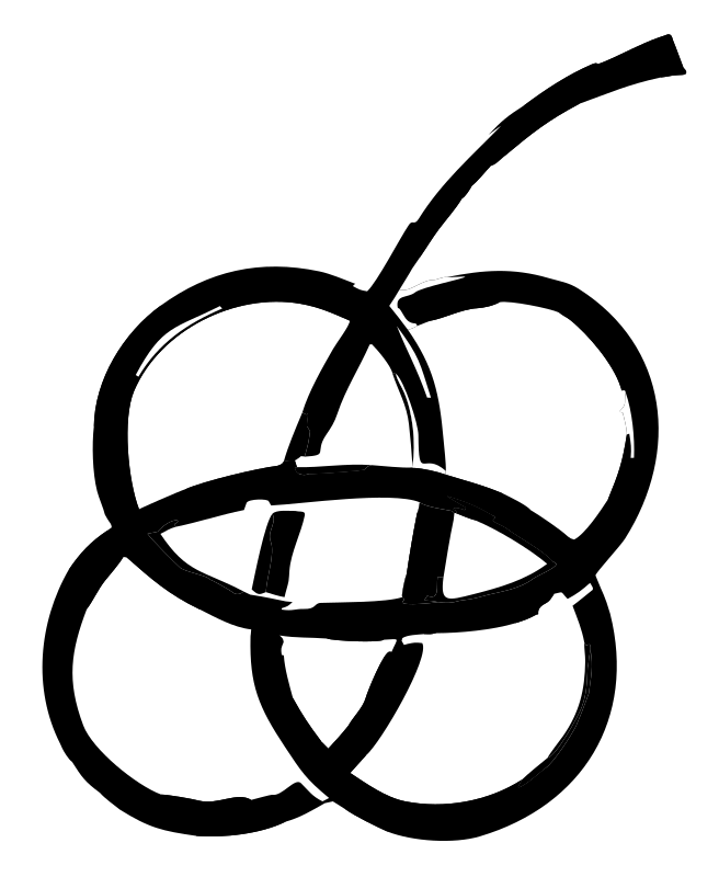 Hand-Drawn Looping Cluster Cherry Crest