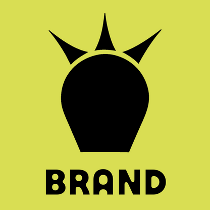 Bold Spiked Barrel Cactus Silhouette Badge preview