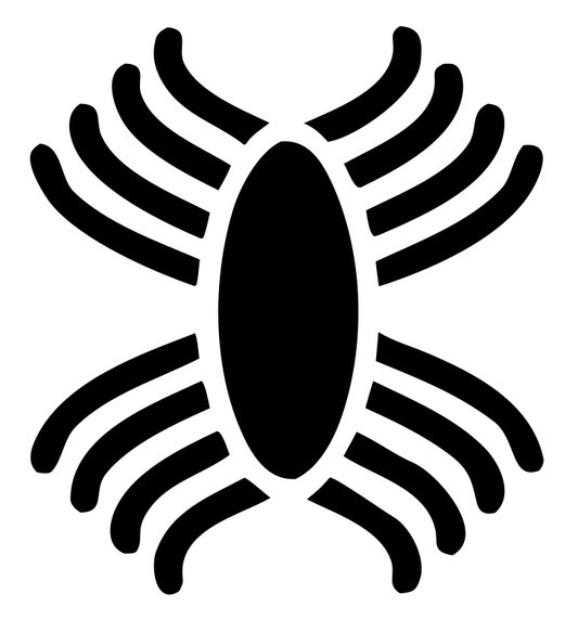 Bold Ribbed Oval Body Insect Crest