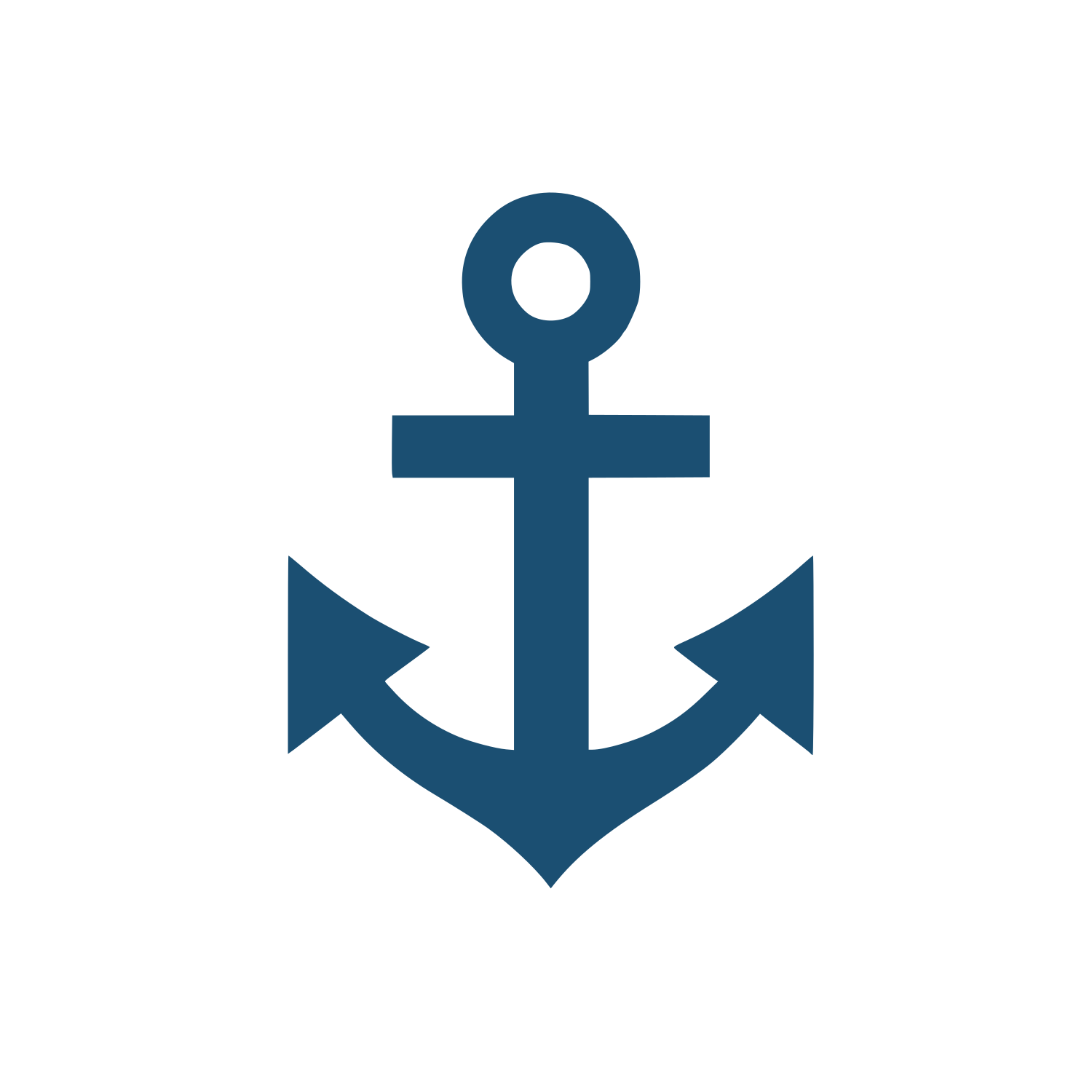 Anchor Symbol Logo #1B4F72