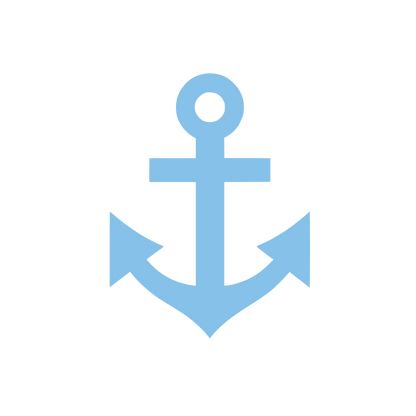 Anchor Symbol Logo #85C1E9