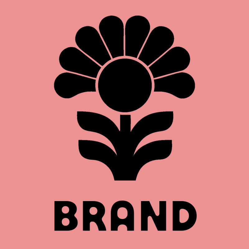 Bold Silhouette Rounded Petal Sunflower Mark preview