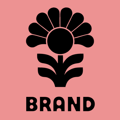Bold Silhouette Rounded Petal Sunflower Mark preview