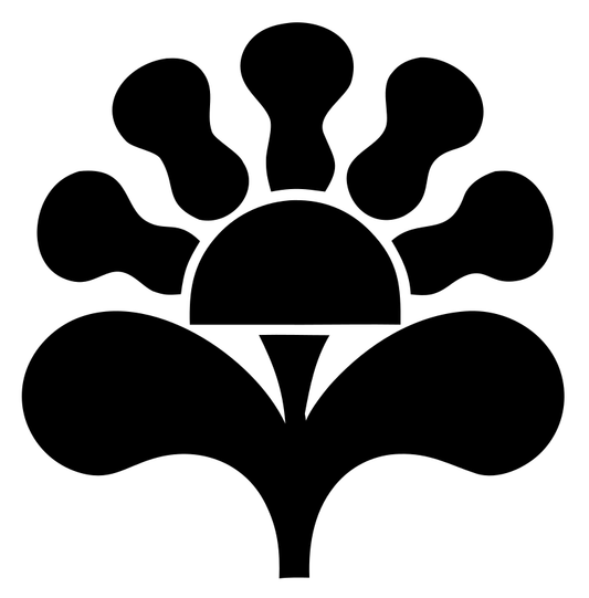 Pictogram Bulb Petal Blooming Sunflower Badge