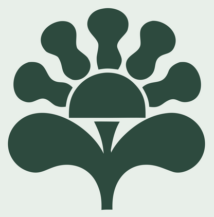 Pictogram Bulb Petal Blooming Sunflower Badge #e8efe9/#2d4a3e