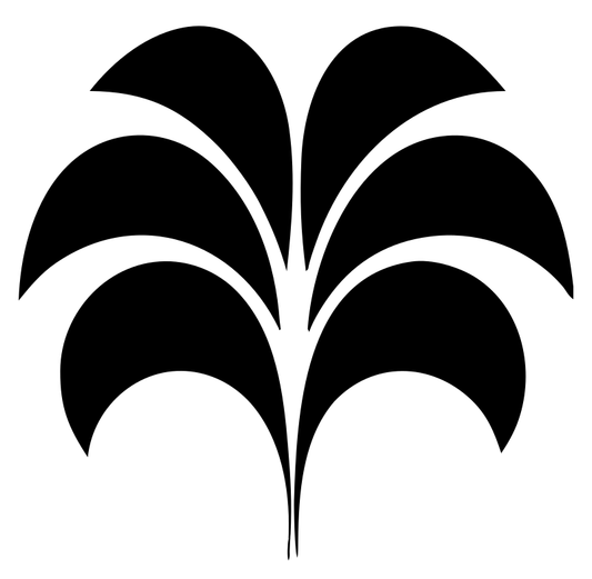 Pictogram Arching Frond Palm Leaf Crest