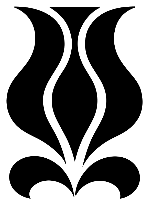 Pictogram Tulip Silhouette Floral Bloom Crest