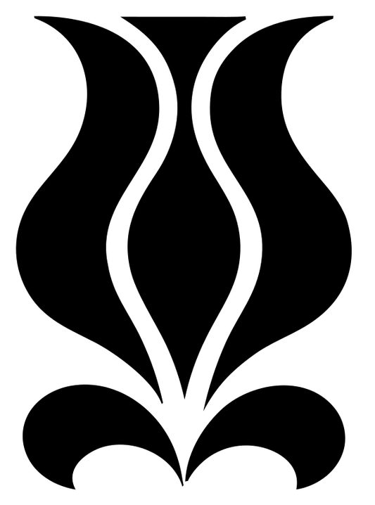 Pictogram Tulip Silhouette Floral Bloom Crest