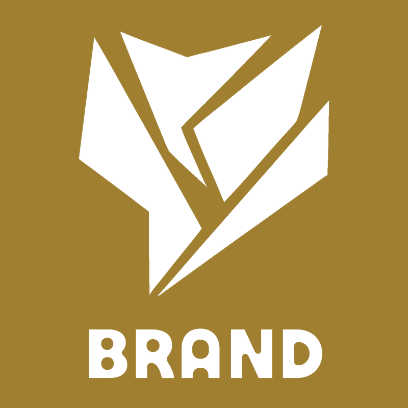 Industrial Broken Facet Tulip Silhouette Logo preview
