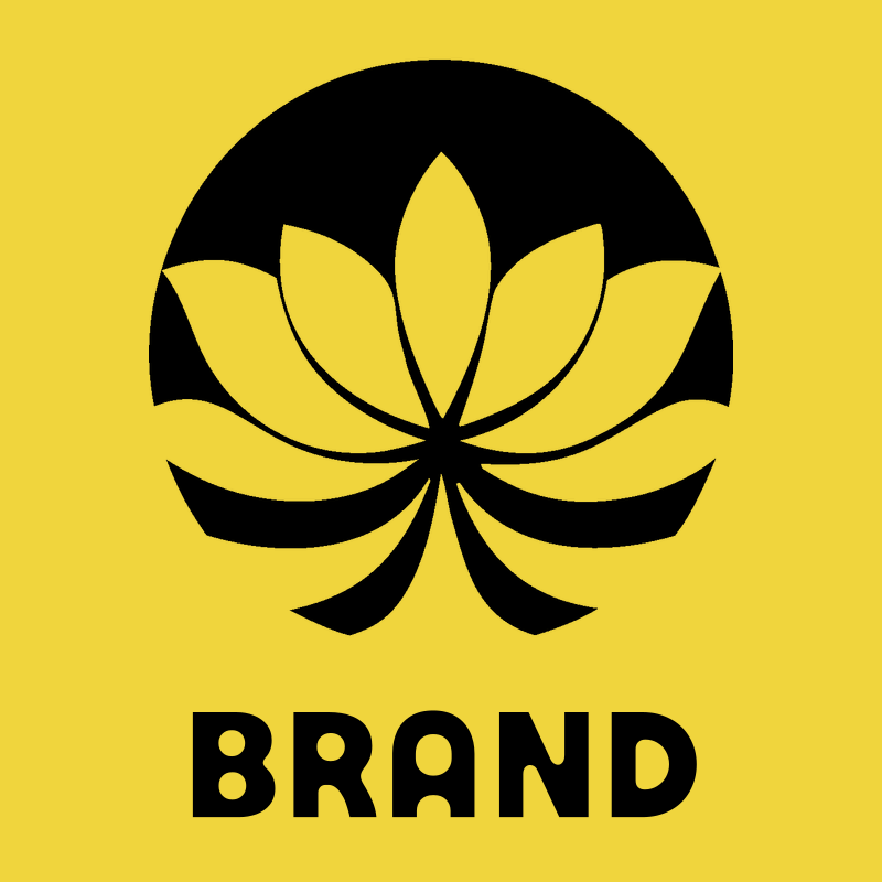 Negative Space Radiating Petal Lotus Crest preview