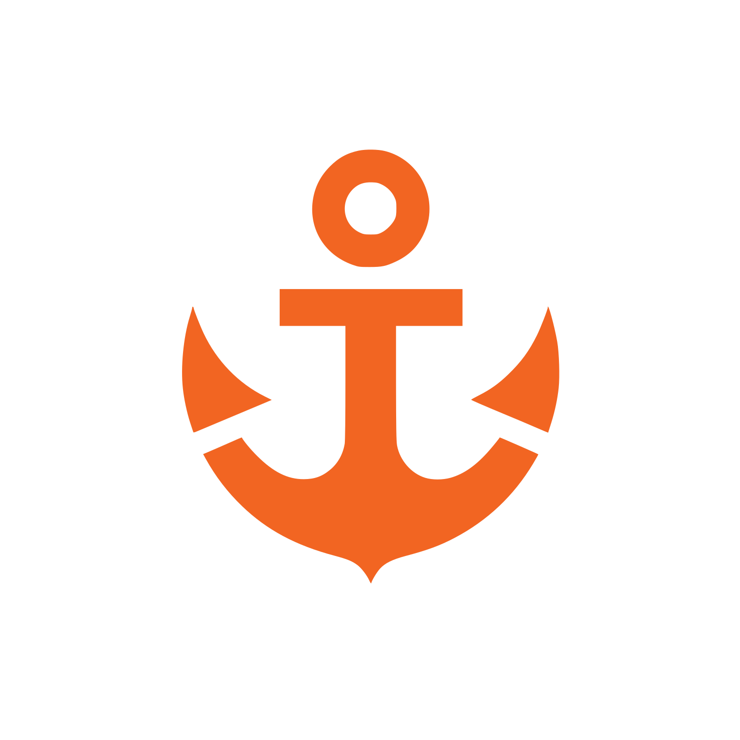 Anchor Design Logo #F26522