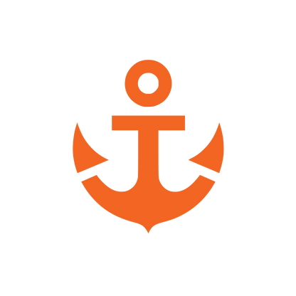 Anchor Design Logo #F26522
