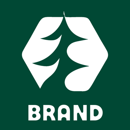 Negative Space Hexagon Pine Tree Mark preview