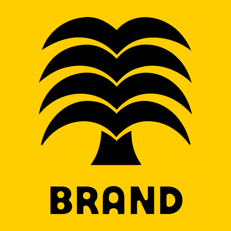 Stacked Layered Frond Palm Tree Crest preview