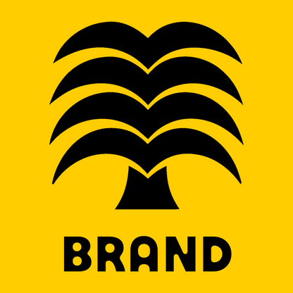 Stacked Layered Frond Palm Tree Crest preview