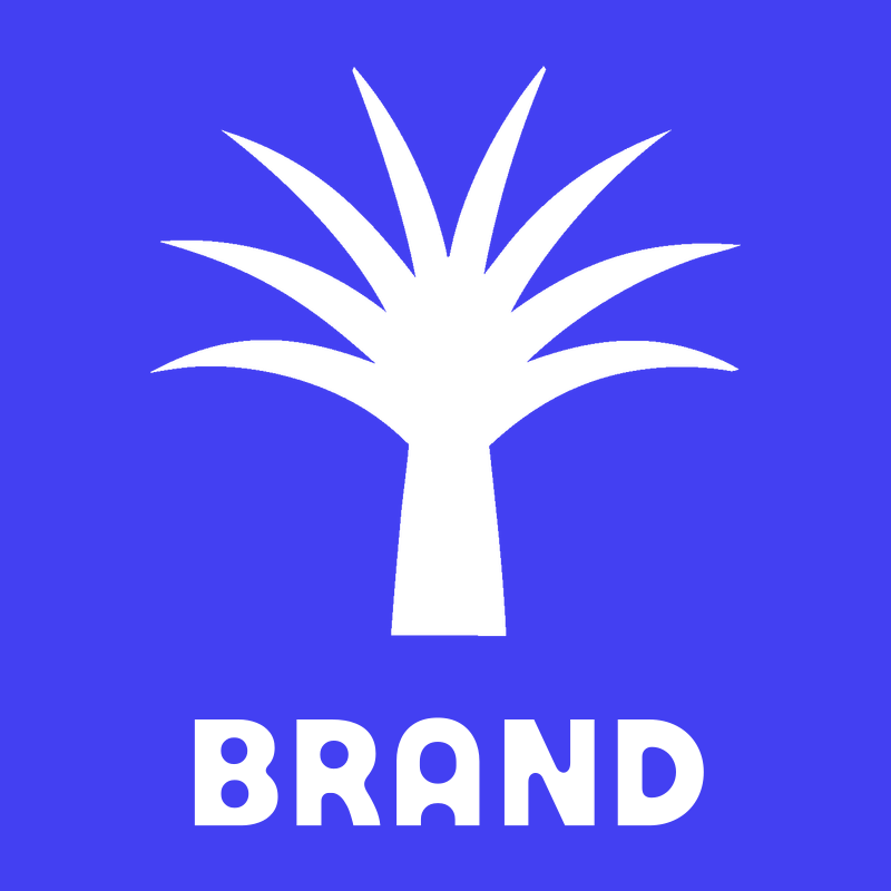 Bold Radiating Frond Tropical Palm Icon preview