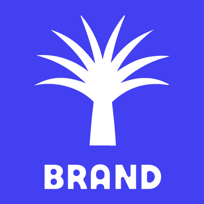 Bold Radiating Frond Tropical Palm Icon preview