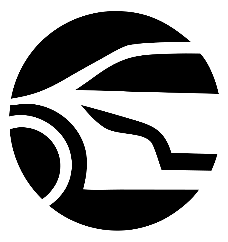 Negative Space Circle Sedan Side Emblem
