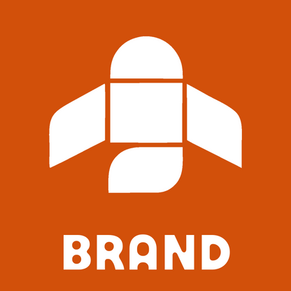 Brutalist Block Panel Rocket Ship Mark preview